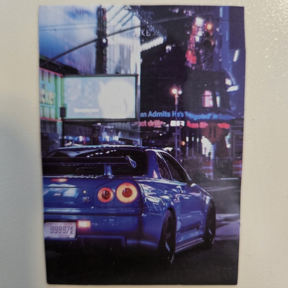 Nissan Skyline R34 Tokyo Night Custom Magnet